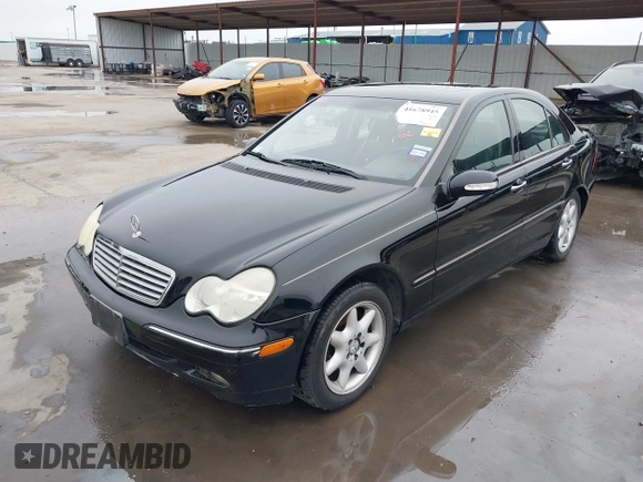 2003 Mercedes-Benz C 2.6L with VIN WDBRF61J93E013920, listed as a IAAI auction lot 41678945 with 90,448 mi miles. Bid and sale history available at carsss.com. Image 18.