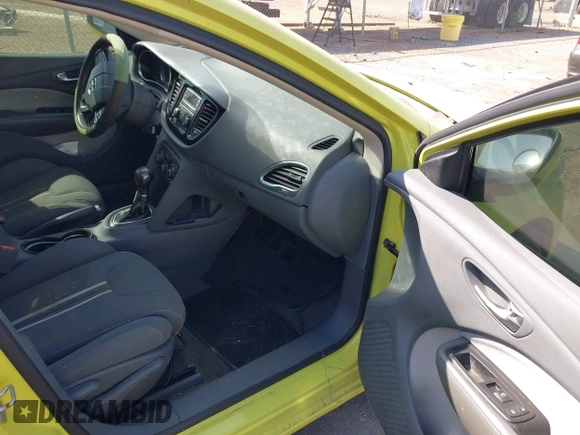 2013 Dodge Dart SXT with VIN 1C3CDFBH3DD133443, listed as a IAAI auction lot 42015225 with 56,867 mi miles. Bid and sale history available at carsss.com. Image 5.