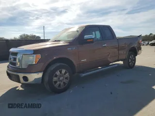 2012 Ford F-150 XL with VIN 1FTFX1CT0CFA53963, listed as a Copart auction lot 43154005 with 130,544 mi miles and Salvage Title. Bid and sale history available at carsss.com. Image 1.