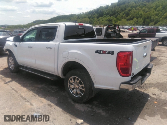2022 Ford Ranger XL with VIN 1FTER4FH6NLD42929, listed as a IAAI auction lot 36644866 with 10,542 mi miles. Bid and sale history available at carsss.com. Image 3.