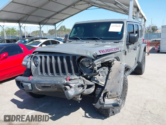 2019 Jeep Wrangler Unlimited Rubicon with VIN 1C4HJXFN6KW547401, listed as a IAAI auction lot 42250698 with 103,910 mi miles and . Bid and sale history available at DreamBid. Image 17.