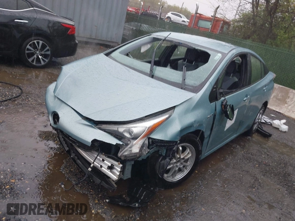 2018 Toyota Prius Two with VIN JTDKBRFU4J3065886, listed as a IAAI auction lot 42011368 with Not Provided miles and . Bid and sale history available at carsss.com. Image 17.
