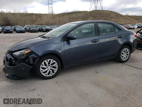 2019 Toyota Corolla L z VIN 2T1BURHE6KC189697, wystawiony jako Copart lot #53705735 z przebiegiem 62 631 mil mil oraz Szkoda całkowita • Salvage title. Historia ofert i sprzedaży dostępna na DreamBid. Obrazek 1.