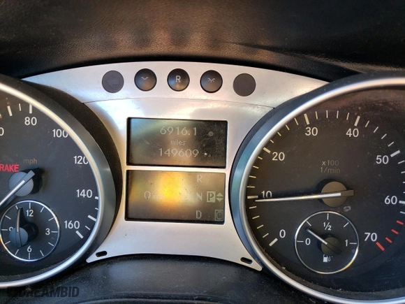 2006 Mercedes-Benz R-Class 3.5L with VIN 4JGCB65E66A002266, listed as a Copart auction lot 87869055 with 149,609 mi miles and Salvage Title. Bid and sale history available at carsss.com. Image 9.