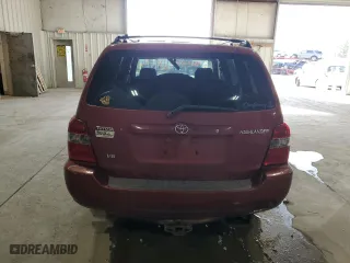 2006 Toyota Highlander w/3rd Row with VIN JTEDP21AX60106895, listed as a Copart auction lot 53573245 with 180,450 mi miles and Salvage Title. Bid and sale history available at carsss.com. Image 6.