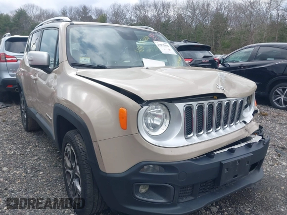 2016 Jeep Renegade Limited with VIN ZACCJBDT1GPC67646, listed as a IAAI auction lot 41875416 with 146,233 mi miles and . Bid and sale history available at DreamBid. Image 1.