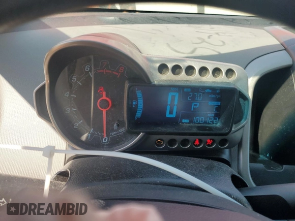 2015 Chevrolet Sonic LT with VIN 1G1JC5SHXF4213334, listed as a Copart auction lot 50563675 with 100,122 mi miles and Clean Title. Bid and sale history available at DreamBid. Image 9.