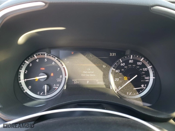 2022 Toyota Highlander XSE with VIN 5TDLZRAH9NS134702, listed as a Copart auction lot 86979134 with 28,151 mi miles and Salvage Title. Bid and sale history available at carsss.com. Image 9.