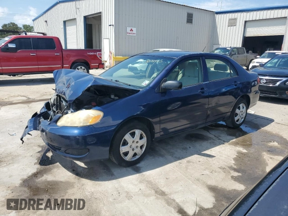 2007 Toyota Corolla CE z VIN JTDBR32E270124094, wystawiony jako Copart lot #58199945 z przebiegiem 115 398 mil mil oraz Szkoda całkowita • Salvage title. Historia ofert i sprzedaży dostępna na DreamBid. Obrazek 1.