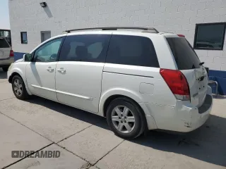 2005 Nissan Quest SL with VIN 5N1BV28U25N102483, listed as a Copart auction lot 69293754 with 0 mi miles and Salvage Title. Bid and sale history available at carsss.com. Image 2.