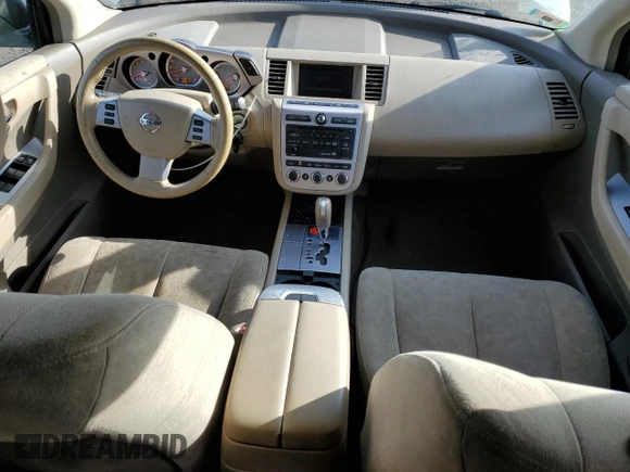 2006 Nissan Murano SL z VIN JN8AZ08T96W405907, wystawiony jako Copart lot #84817324 z przebiegiem 128 416 mil mil oraz Czysty tytuł • Clean title. Historia ofert i sprzedaży dostępna na DreamBid. Obrazek 8.