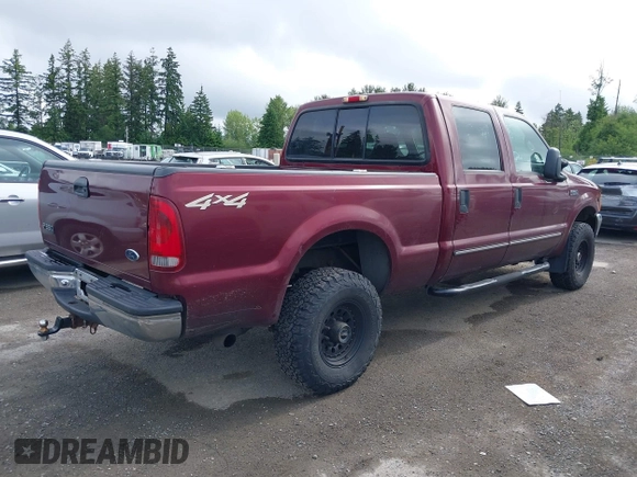 2000 Ford F-250 XL with VIN 1FTNW21S5YEE13482, listed as a IAAI auction lot 42418740 with 143,919 mi miles and . Bid and sale history available at DreamBid. Image 4.