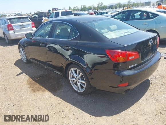 2006 Lexus IS 250 with VIN JTHBK262X65013159, listed as a IAAI auction lot 42360207 with 163,427 mi miles and . Bid and sale history available at DreamBid. Image 3.