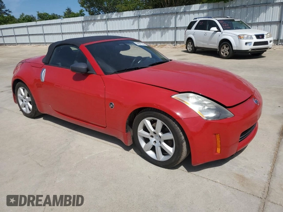 2004 Nissan 350Z Touring z VIN JN1AZ36A44T002949, wystawiony jako Copart lot #54947145 z przebiegiem 89 250 mil mil oraz Szkoda całkowita • Salvage title. Historia ofert i sprzedaży dostępna na DreamBid. Obrazek 4.