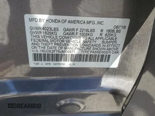 2018 Acura ILX Premium with VIN 19UDE2F76JA006871, listed as a Copart auction lot 52454375 with 71,222 mi miles and Salvage title. Bid and sale history available at DreamBid. Image 14.