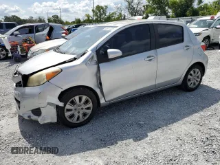 2012 Toyota Yaris L with VIN JTDKTUD36CD535598, listed as a Copart auction lot 63911325 with 167,852 mi miles and Salvage title. Bid and sale history available at DreamBid. Image 1.