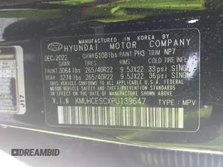 2023 Genesis GV80 z VIN KMUHCESCXPU139647, wystawiony jako IAAI lot #42308214 z przebiegiem 33 177 mil mil oraz . Historia ofert i sprzedaży dostępna na DreamBid. Obrazek 9.