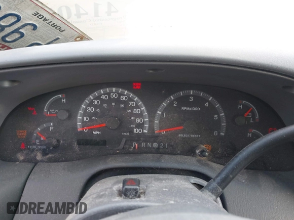 2003 Ford F-150 XL with VIN 1FTRX18W63NA62642, listed as a IAAI auction lot 41407767 with 1 mi miles. Bid and sale history available at carsss.com. Image 7.