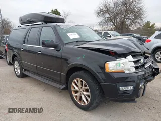 2016 Ford Expedition EL Limited with VIN 1FMJK2ATXGEF33470, listed as a IAAI auction lot 42073748 with 136,736 mi miles. Bid and sale history available at carsss.com. Image 1.