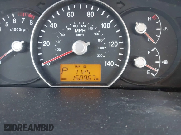 2008 Kia Rondo LX with VIN KNAFG526587147323, listed as a IAAI auction lot 41550909 with 150,967 mi miles. Bid and sale history available at carsss.com. Image 7.
