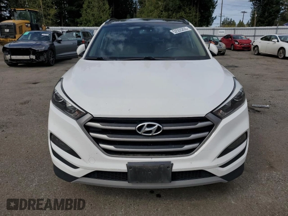 2017 Hyundai Tucson Sport with VIN KM8J3CA25HU570945, listed as a Copart auction lot 52555265 with 124,192 mi miles and Salvage Title. Bid and sale history available at DreamBid. Image 5.