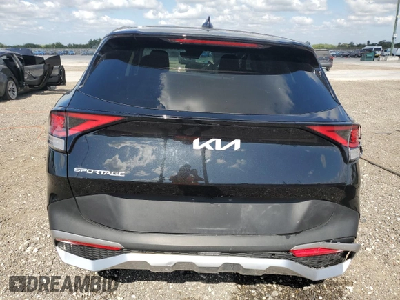 2024 Kia Sportage LX with VIN KNDPU3DF2R7257765, listed as a Copart auction lot 53635485 with 27,112 mi miles and Non Repairable. Bid and sale history available at DreamBid. Image 6.