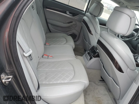 2013 Audi A8 3.0L with VIN WAUAGAFD2DN016626, listed as a Copart auction lot 51662665 with 73,741 mi miles and Salvage title. Bid and sale history available at DreamBid. Image 10.
