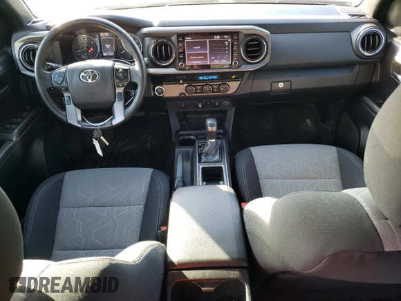 2021 Toyota Tacoma SR5 with VIN 3TMBZ5DN8MM031159, listed as a Copart auction lot 42495505 with 137,072 mi miles and Salvage title. Bid and sale history available at DreamBid. Image 8.