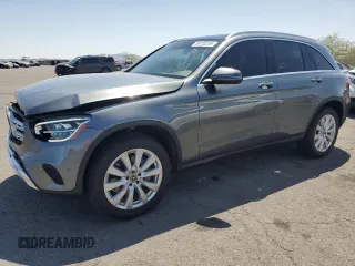 2021 Mercedes-Benz GLC 300 z VIN W1N0G8DB7MV263335, wystawiony jako Copart lot #58155255 z przebiegiem 37 709 mil mil oraz Szkoda całkowita • Salvage title. Historia ofert i sprzedaży dostępna na DreamBid. Obrazek 1.