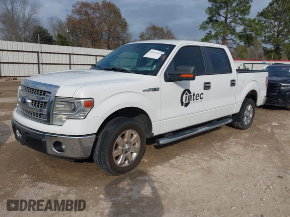 2014 Ford F-150 XL with VIN 1FTFW1CF9EKD01702, listed as a IAAI auction lot 41447899 with 185,247 mi miles. Bid and sale history available at carsss.com. Image 2.
