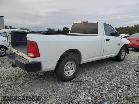 2021 Ram 1500 Tradesman with VIN 3C6JR6DG4MG684855, listed as a Copart auction lot 79755054 with 140,507 mi miles and Salvage title. Bid and sale history available at DreamBid. Image 3.