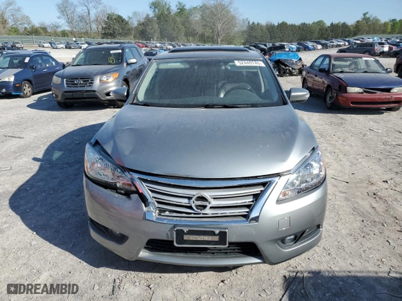 2013 Nissan Sentra SL with VIN 3N1AB7AP2DL614420, listed as a Copart auction lot 52449745 with 101,570 mi miles and Salvage Title. Bid and sale history available at carsss.com. Image 5.