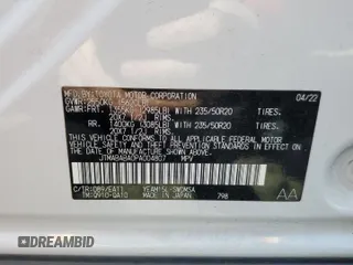 2023 Subaru Solterra Limited with VIN JTMABABA0PA004807, listed as a Copart auction lot 50586815 with 10,879 mi miles and Salvage Title. Bid and sale history available at DreamBid. Image 13.