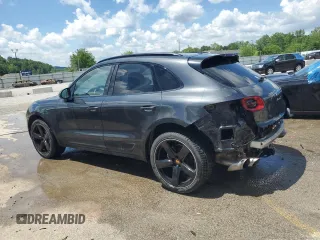 2017 Porsche Macan S with VIN WP1AB2A59HLB15922, listed as a Copart auction lot 57080805 with 49,810 mi miles and Salvage title. Bid and sale history available at DreamBid. Image 2.