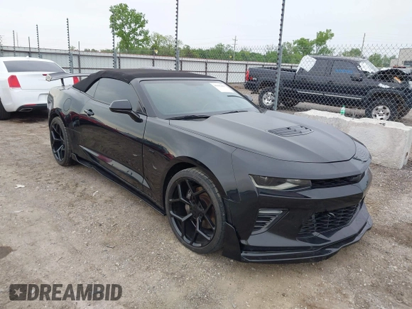 2016 Chevrolet Camaro 2SS with VIN 1G1FH3D76G0173312, listed as a IAAI auction lot 42102481 with 86,544 mi miles. Bid and sale history available at carsss.com. Image 1.