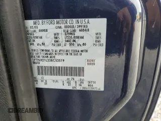 2003 Ford F-250 XL with VIN 1FTNX21L33EC53519, listed as a Copart auction lot 50188755 with 212,101 mi miles and Salvage title. Bid and sale history available at DreamBid. Image 12.