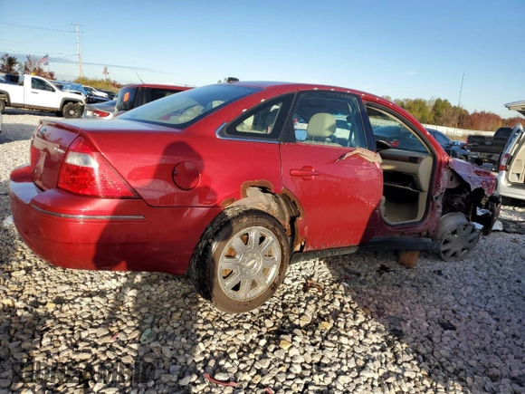 2007 Ford Five Hundred Limited with VIN 1FAHP25197G134993, listed as a Copart auction lot 75748654 with 0 mi miles and Clean Title. Bid and sale history available at carsss.com. Image 3.