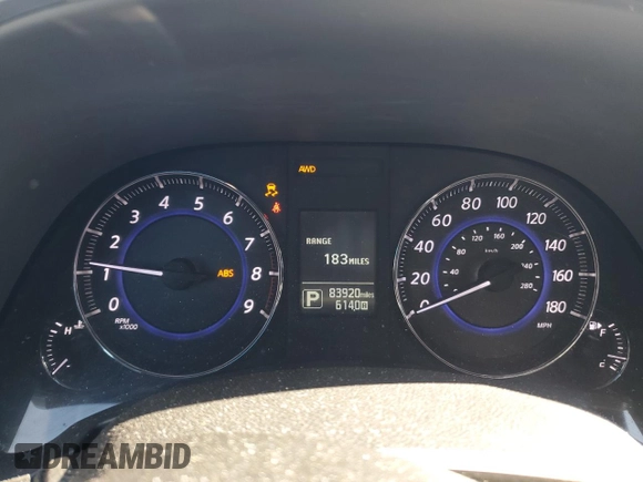 2016 Infiniti QX70 z VIN JN8CS1MW2GM751247, wystawiony jako Copart lot #44901785 z przebiegiem 83 920 mil mil oraz Szkoda całkowita • Salvage title. Historia ofert i sprzedaży dostępna na DreamBid. Obrazek 9.