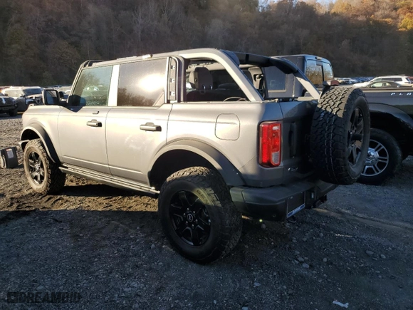 2023 Ford Bronco with VIN 1FMEE5BP3PLB11080, listed as a Copart auction lot 78835214 with 0 mi miles and Salvage Title. Bid and sale history available at carsss.com. Image 2.