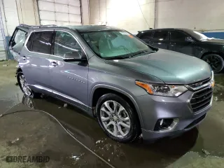 2021 Chevrolet Traverse Premier with VIN 1GNEVKKW9MJ174323, listed as a Copart auction lot 45936545 with 54,049 mi miles and Non Repairable. Bid and sale history available at carsss.com. Image 4.