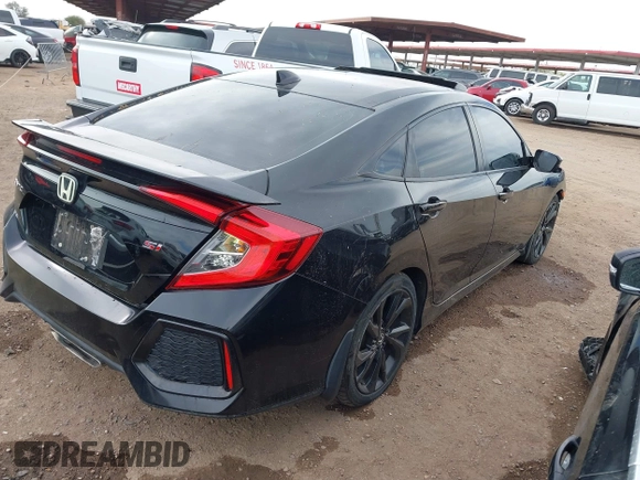 2017 Honda Civic Sedan Si with VIN 2HGFC1E53HH700373, listed as a IAAI auction lot 41688022 with 120,641 mi miles. Bid and sale history available at carsss.com. Image 4.
