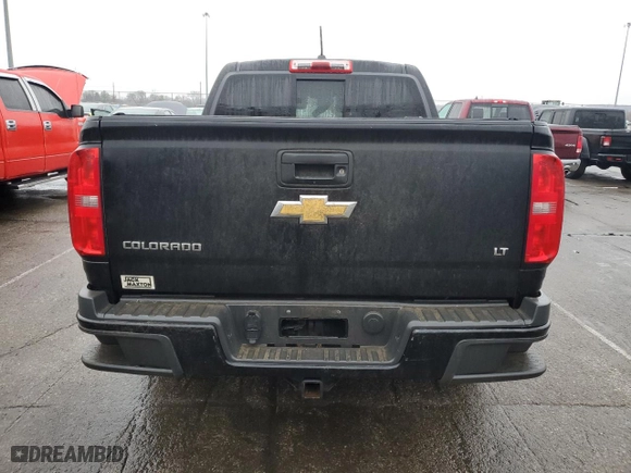2016 Chevrolet Colorado 4WD LT with VIN 1GCGTCE31G1321348, listed as a Copart auction lot 87598645 with 106,359 mi miles and Salvage Title. Bid and sale history available at carsss.com. Image 6.