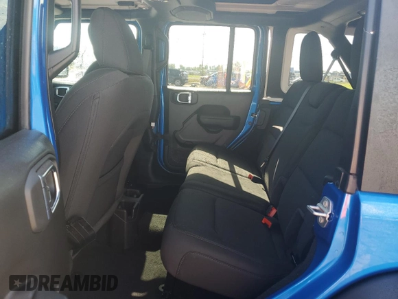 2023 Jeep Wrangler Sport with VIN 1C4HJXDN6PW543133, listed as a Copart auction lot 69230224 with 5,370 mi miles and Clean Title. Bid and sale history available at DreamBid. Image 10.
