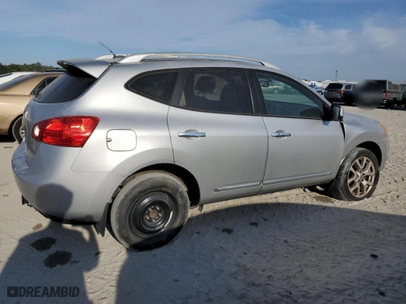 2013 Nissan Rogue S with VIN JN8AS5MT2DW507070, listed as a Copart auction lot 50711805 with 120,870 mi miles and Salvage Title. Bid and sale history available at carsss.com. Image 3.