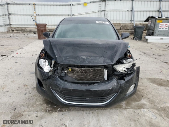 2013 Hyundai Elantra GLS with VIN 5NPDH4AE3DH173015, listed as a Copart auction lot 46912105 with 165,569 mi miles and Salvage Title. Bid and sale history available at carsss.com. Image 5.