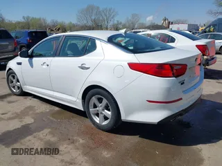 2014 Kia Optima LX with VIN 5XXGM4A7XEG282594, listed as a IAAI auction lot 41989268 with 149,332 mi miles and . Bid and sale history available at DreamBid. Image 3.