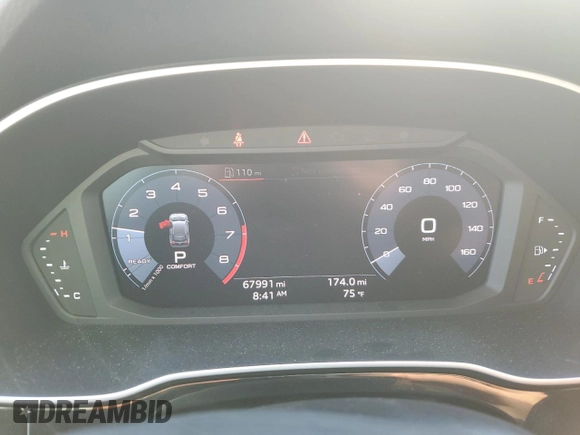 2019 Audi Q3 S line Premium with VIN WA1DECF32K1086585, listed as a Copart auction lot 77803064 with 67,991 mi miles and Non repairable. Bid and sale history available at DreamBid. Image 9.