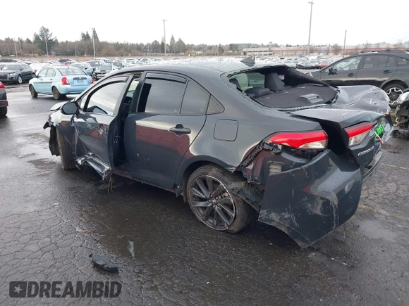 2023 Toyota Corolla SE with VIN 5YFP4MCE4PP143275, listed as a IAAI auction lot 41615709 with 30,584 mi miles and . Bid and sale history available at DreamBid. Image 3.