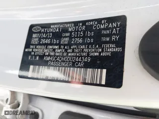 2013 Hyundai Genesis 5.0L R-Spec with VIN KMHGC4DH0DU244349, listed as a IAAI auction lot 41508229 with 231,929 mi miles. Bid and sale history available at carsss.com. Image 9.