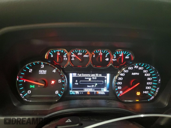2017 Chevrolet Silverado 1500 LT with VIN 3GCUKREC9HG219372, listed as a Copart auction lot 47404025 with 182,085 mi miles and Salvage Title. Bid and sale history available at DreamBid. Image 9.
